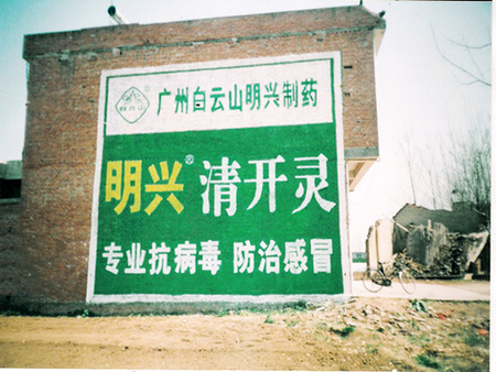 墻體廣告公司，廣西墻體廣告公司，長沙火藍(lán)廣告有限公司