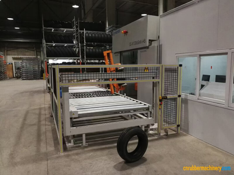 美亞光電2021年首臺(tái)輪胎X光機(jī)安裝調(diào)試完成